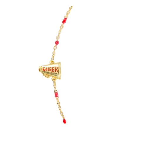 Color Shout Gameday Cheer Necklace In Gold