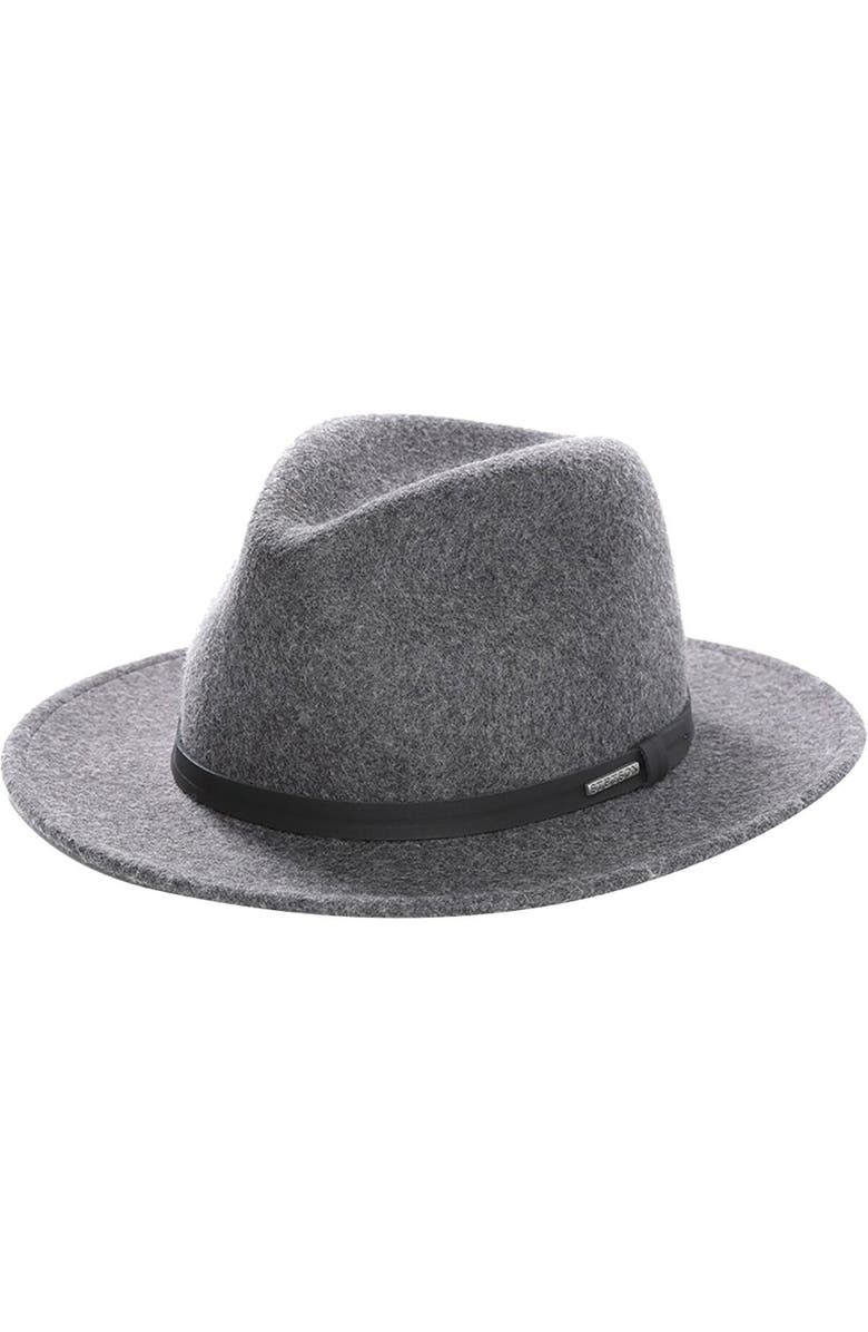 Stetson Explorer Hat, Main, color, Grey Mix
