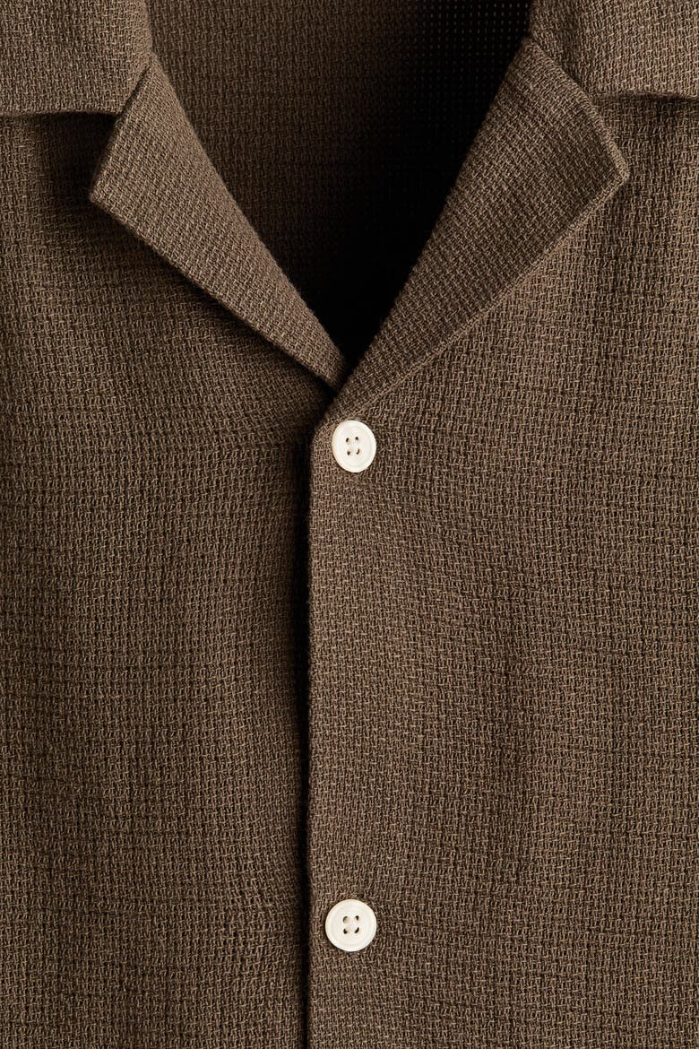Regular Fit Resort Shirt, Alternate, color, Dark khaki green