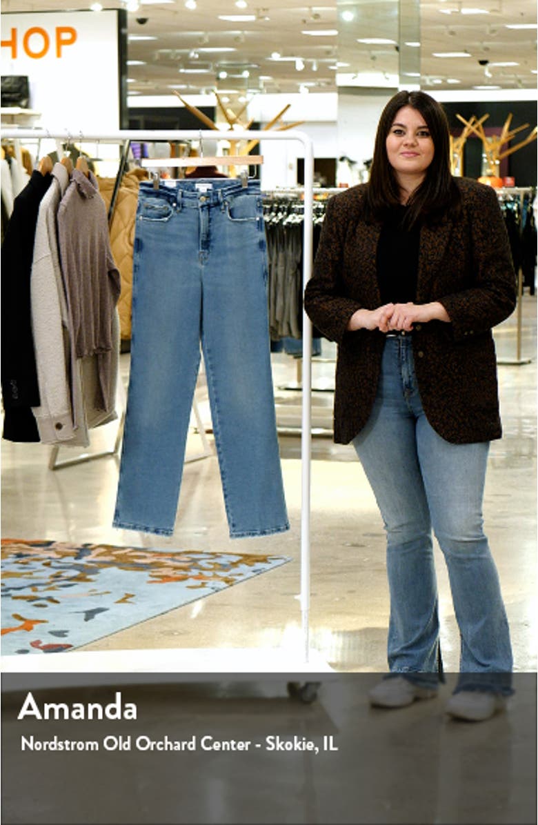 Good Curve High Waist Ankle Straight Leg Jeans, sales video thumbnail