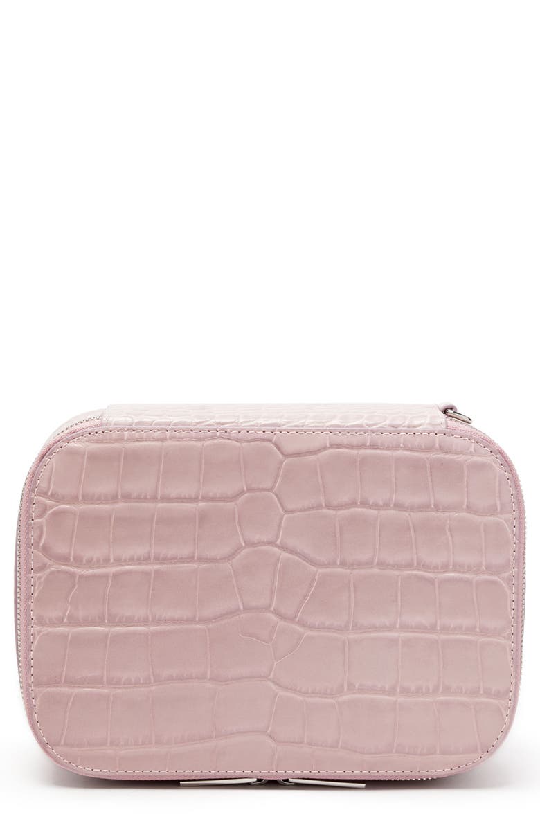 Pop & Suki Croc Embossed Bigger Makeup Bag, Main, color, 