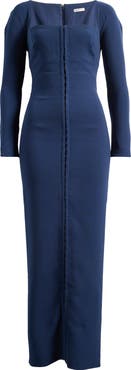 HOUSE OF CB Corinthia Long Sleeve Cocktail Dress