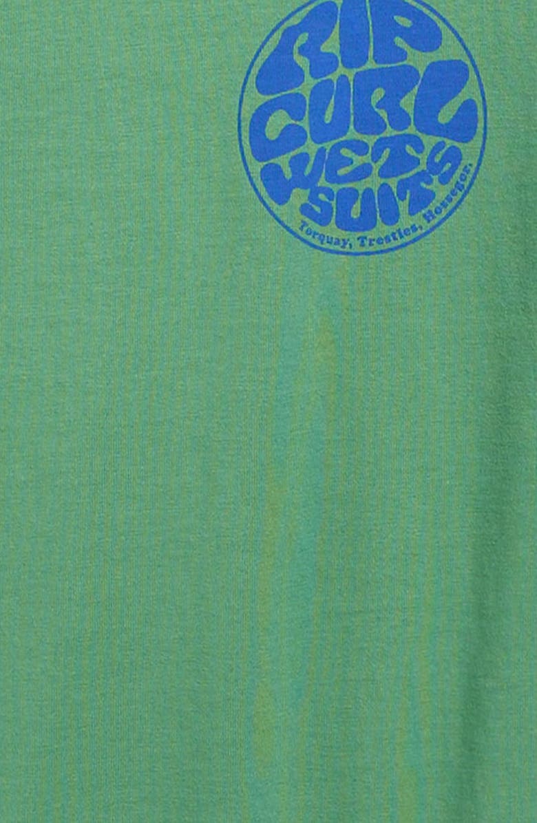 Rip Curl Kids' Wetsuit Icon Cotton Graphic T-Shirt, Alternate, color, Grass Green