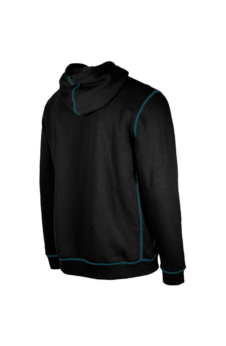 New Era Men's New Era Black Brooklyn Nets 2023/24 City Edition Satin Stitch Elite Pack Pullover Hoodie, Alternate, color, 