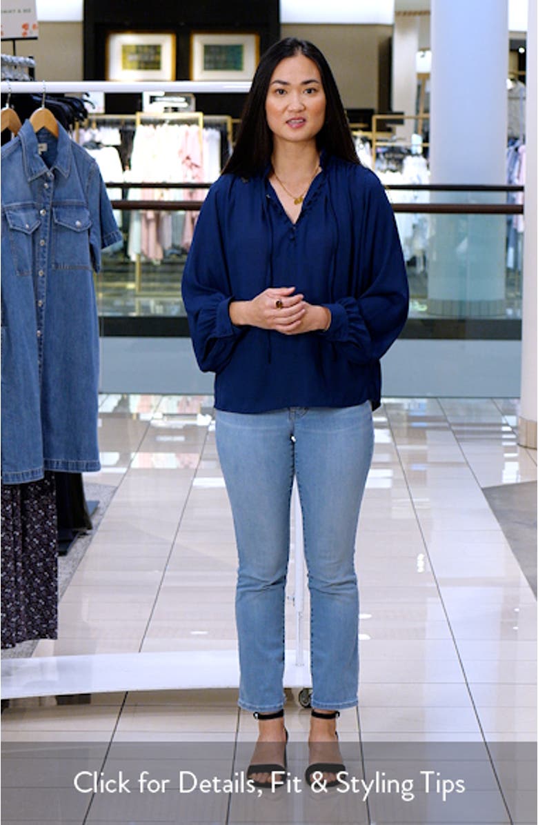 Shay Long Sleeve Chiffon Top, sales video thumbnail