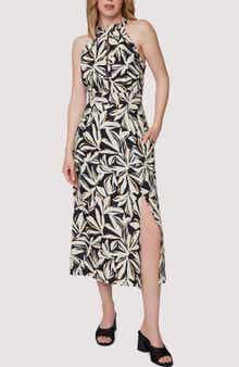 Genevieve Ladder Stitch Midi Dress