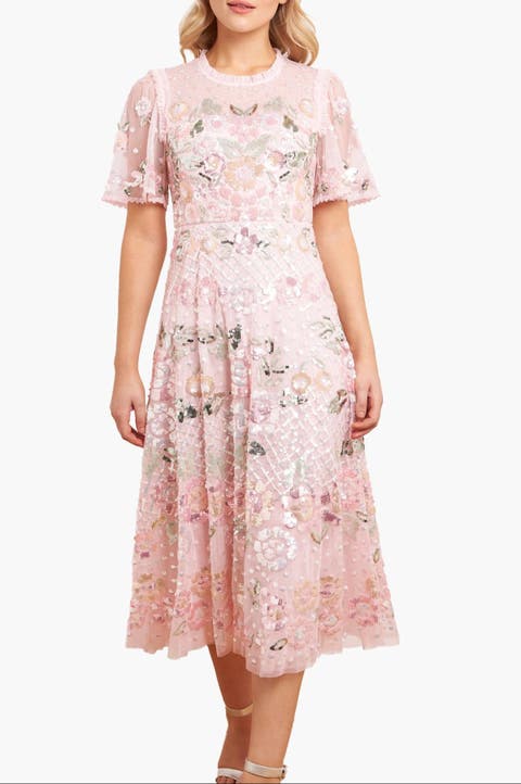 Rosalie Short Sleeve Ballerina Dress