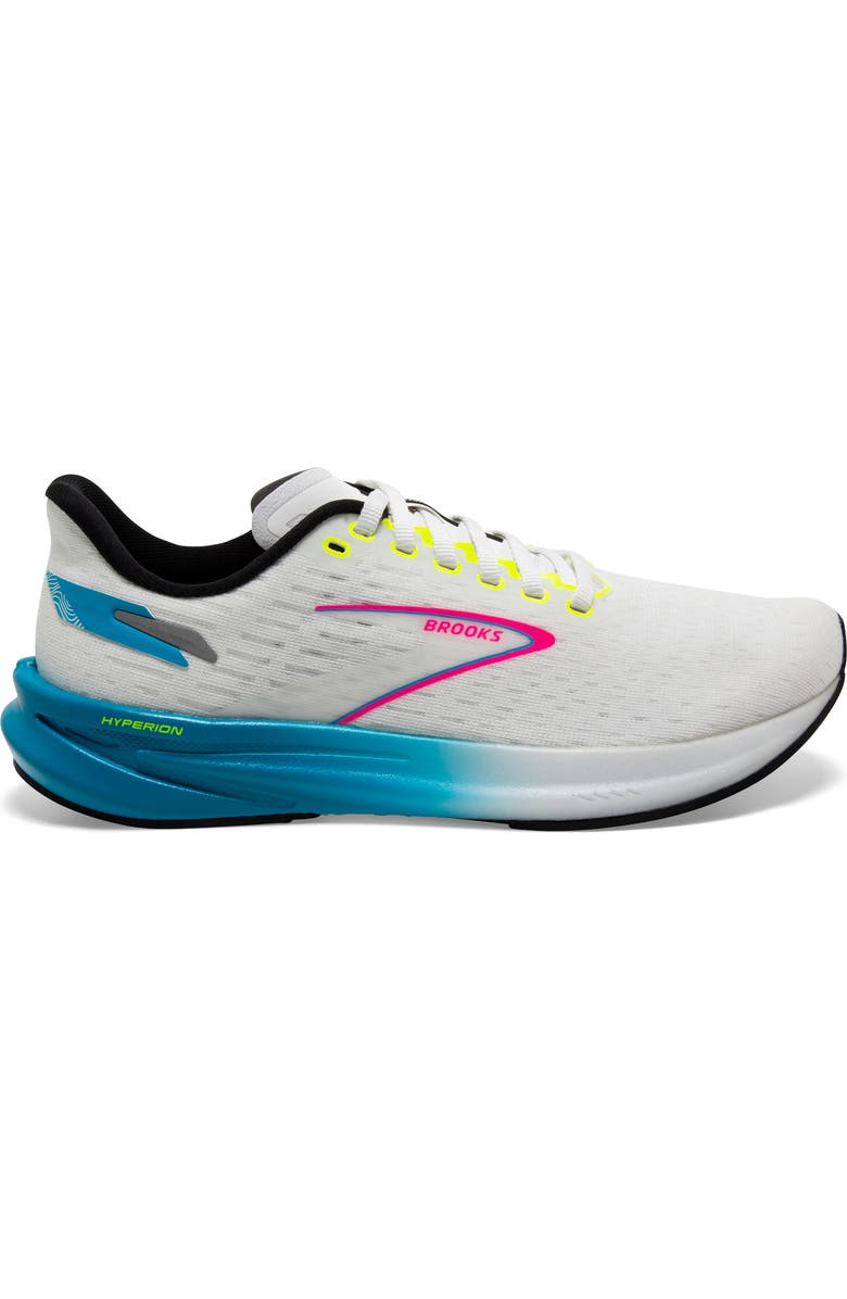 Brooks Hyperion Running Shoe, Alternate, color, White/Blue/Pink