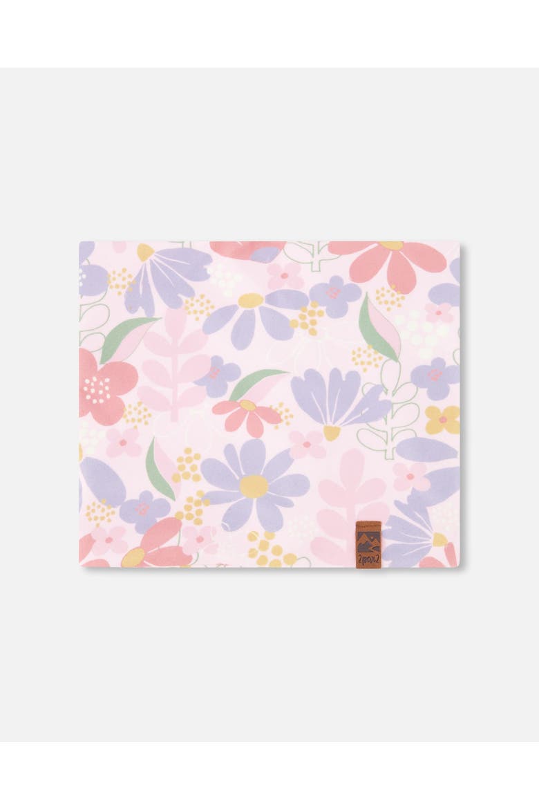 Stretch Jersey Flower Neck Tube, Main, color, Pink Flower Print