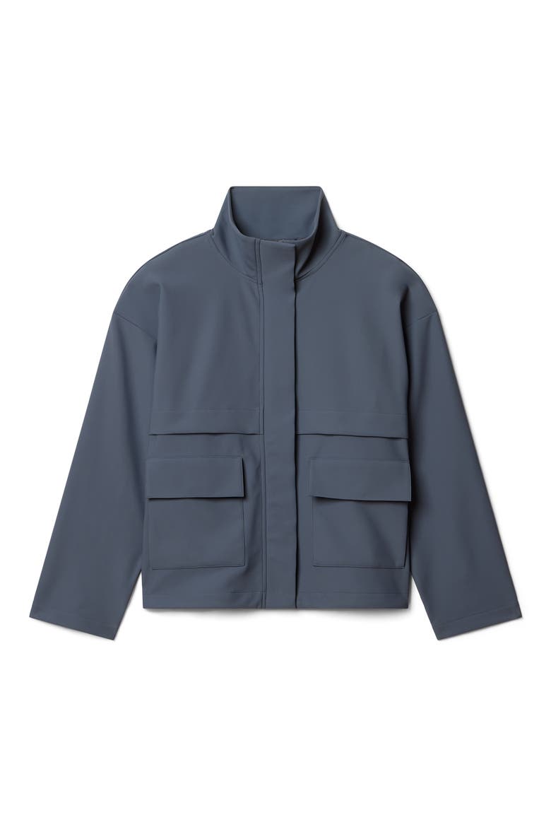 Outplay Water Repellent Jacket, Alternate, color, BLUE SLATE