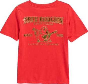 Kids' Logo Cotton Short Sleeve T-Shirt