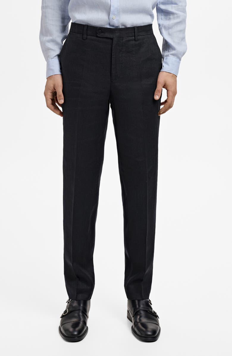 MANGO Slim Fit Suit Pants, Main, color, 