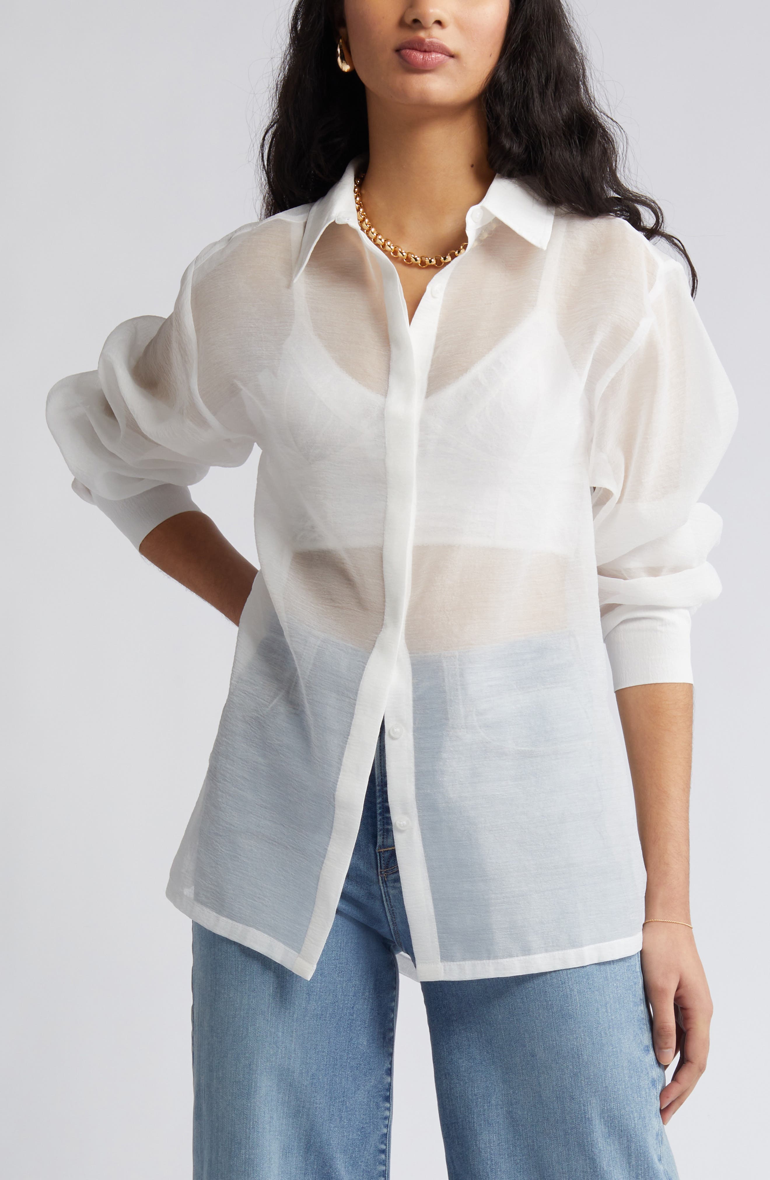 sheer dress shirt Sheer Fte Shirt
