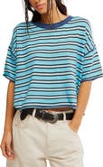 Free People Clean Rugby Stripe Cotton Top