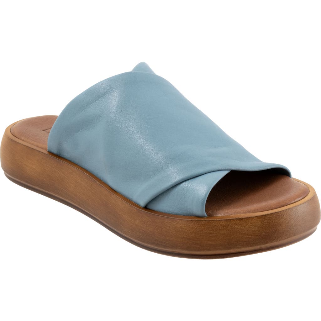 Bueno Jaxon Slide Sandal In Denim