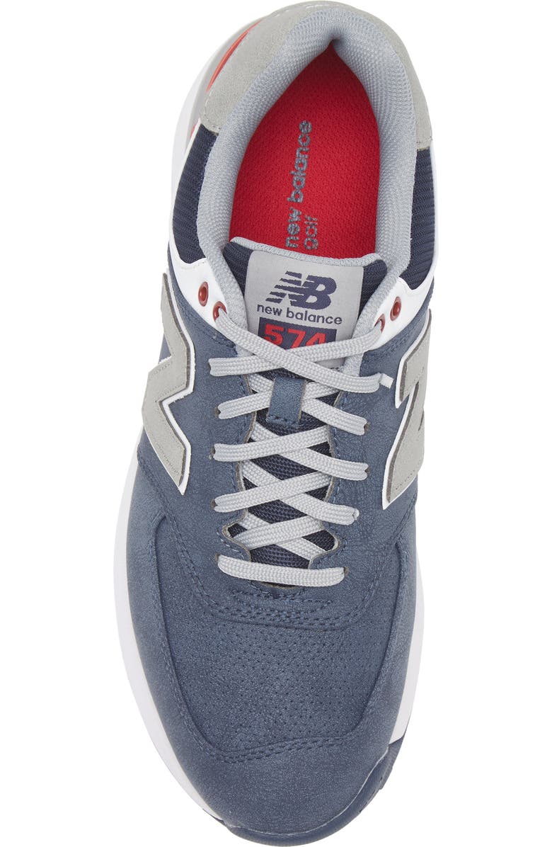 NEW BALANCE GOLF 574 Greens V2 Spikeless Golf Shoe, Alternate, color, Navy