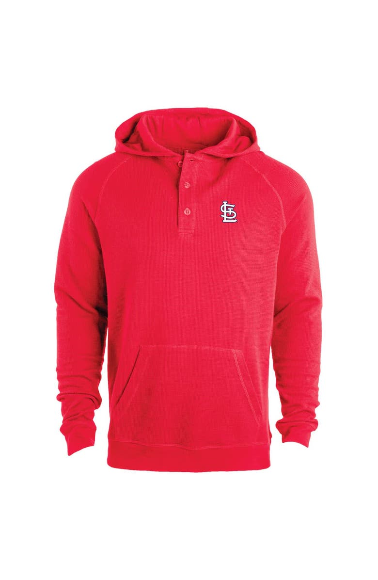 DUNBROOKE Men's Dunbrooke Red St. Louis Cardinals Montana Lightweight Raglan Pullover Hoodie, Main, color, Red