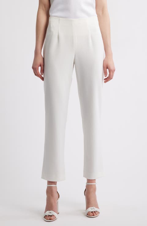 x Tanya Foster Deco Pintuck Crepe Pants