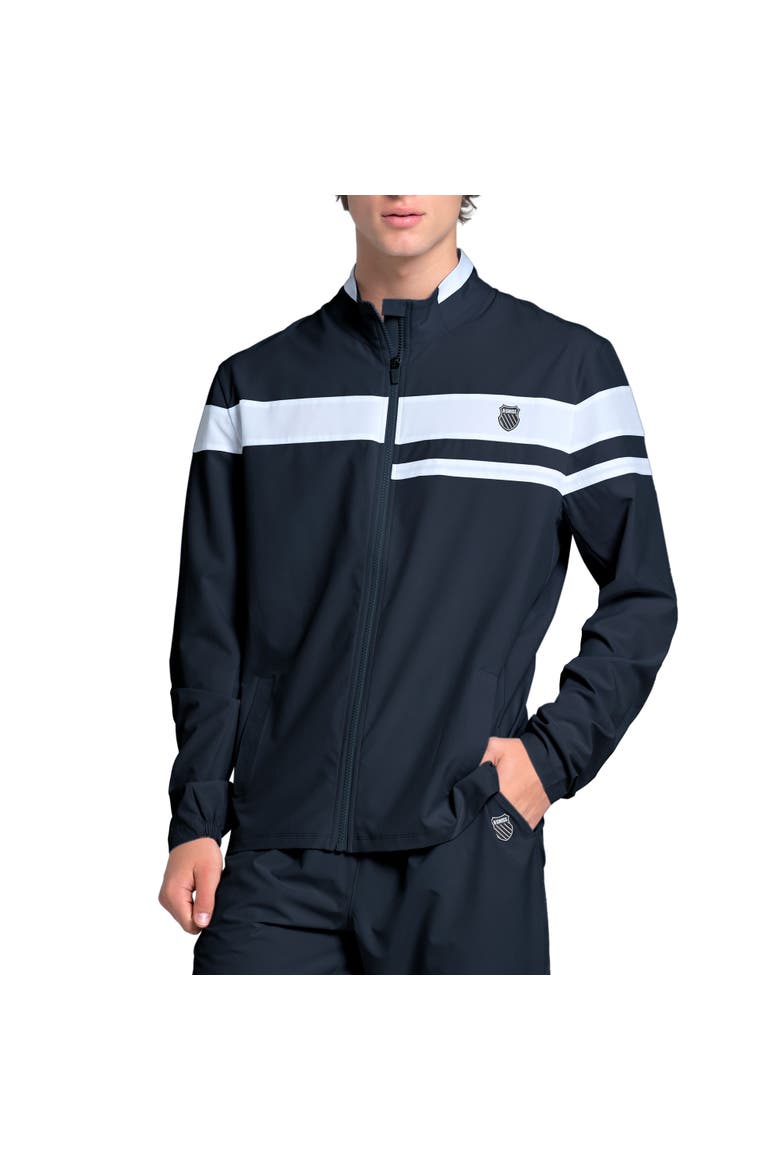Ripstop Mens Tennis Jacket, Main, color, Black