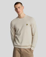 Lyle & Scott Cotton Merino Crew Neck Sweater