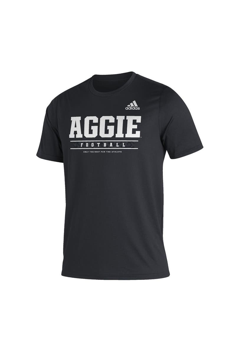 adidas Men's adidas Black Texas A&M Aggies Sideline Football Locker Practice Creator AEROREADY T-Shirt, Alternate, color, 