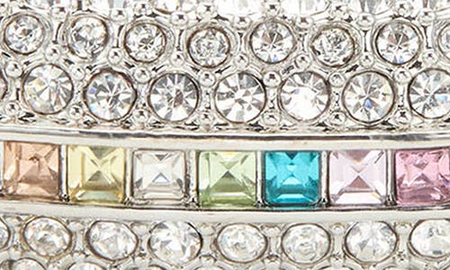 KURT GEIGER KURT GEIGER LONDON MULITCOLOR PAVÉ CRYSTAL DOME BANGLE