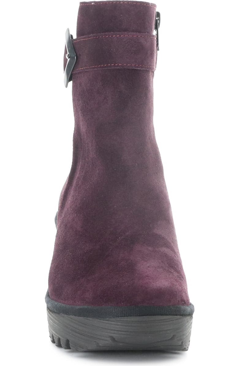 Fly London Yuji Wedge Bootie, Alternate, color, Purple