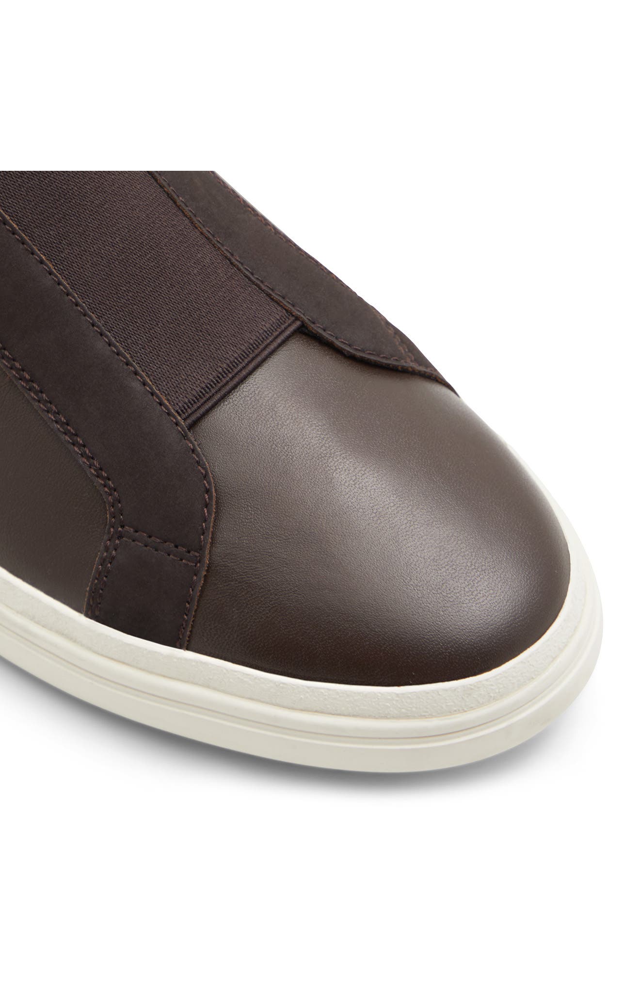 Aros Slip-On Sneaker, Alternate, color, DARK BROWN