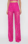 L'AGENCE Livvy High Waist Lace Straight Leg Pants