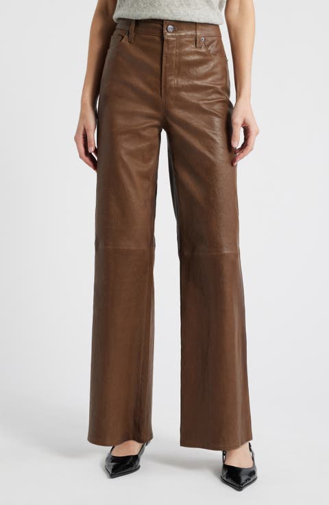 Women's FRAME Leather & Faux Leather Pants & Leggings Women's FRAME Leather & Faux Leather Pants & Leggings