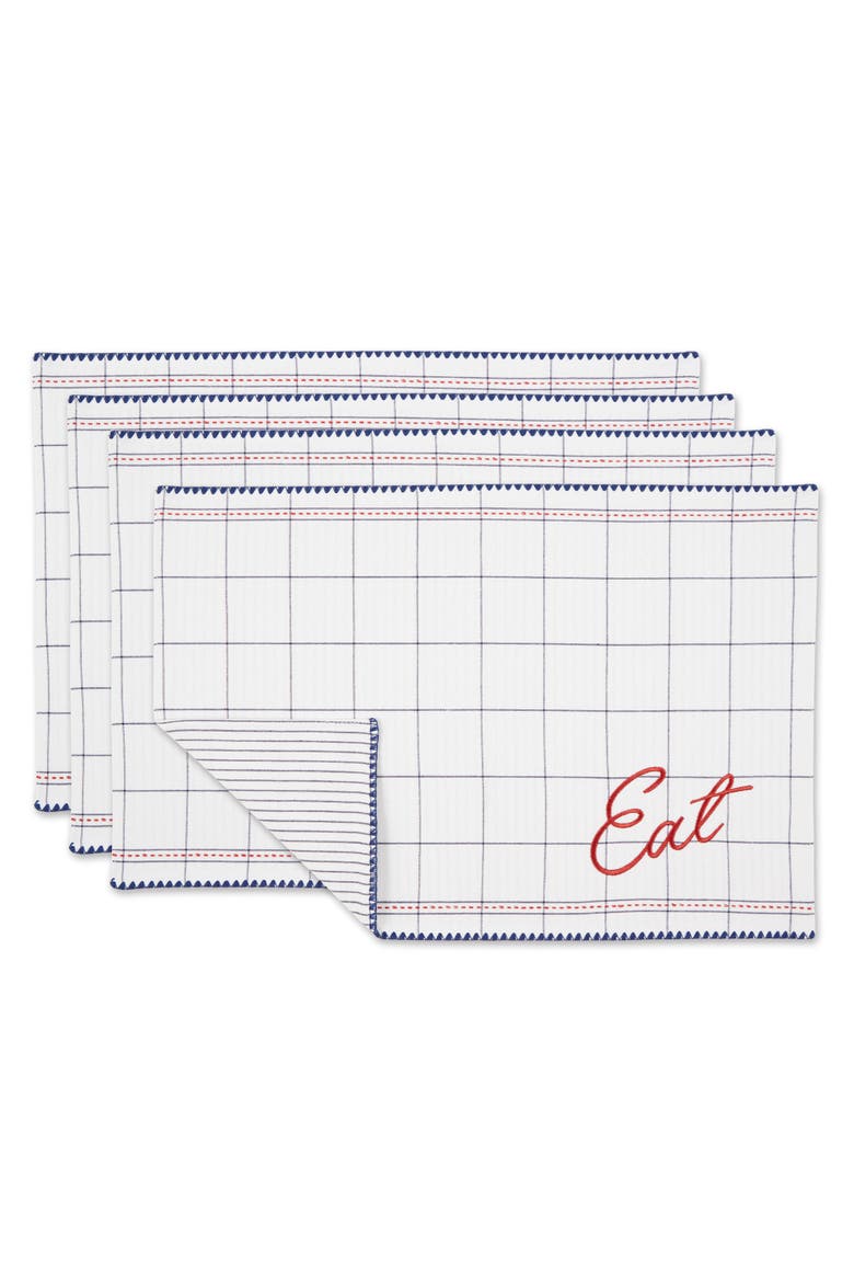 Eat Embellished Placemat Set/4, Main, color, Eat