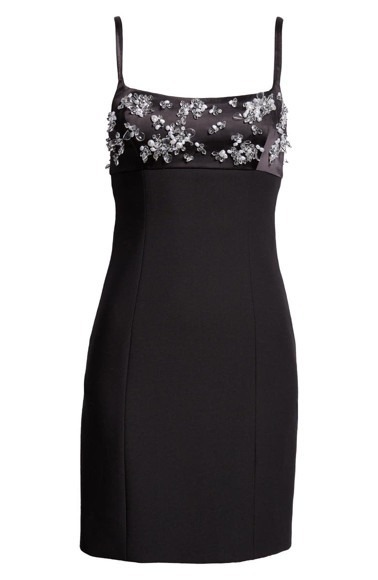 Cinq à Sept Spencer Minidress, Alternate, color, Black