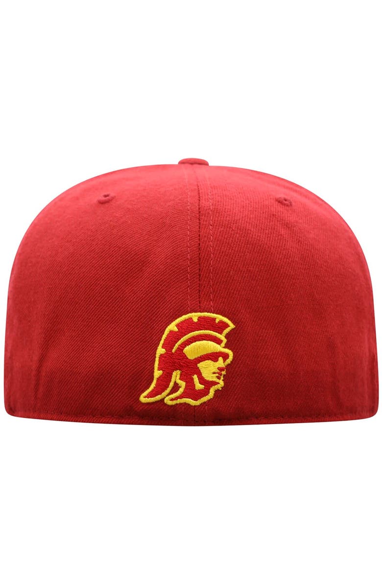 TOP OF THE WORLD Men's Top of the World Cardinal USC Trojans Team Color Fitted Hat, Alternate, color, Cardinal