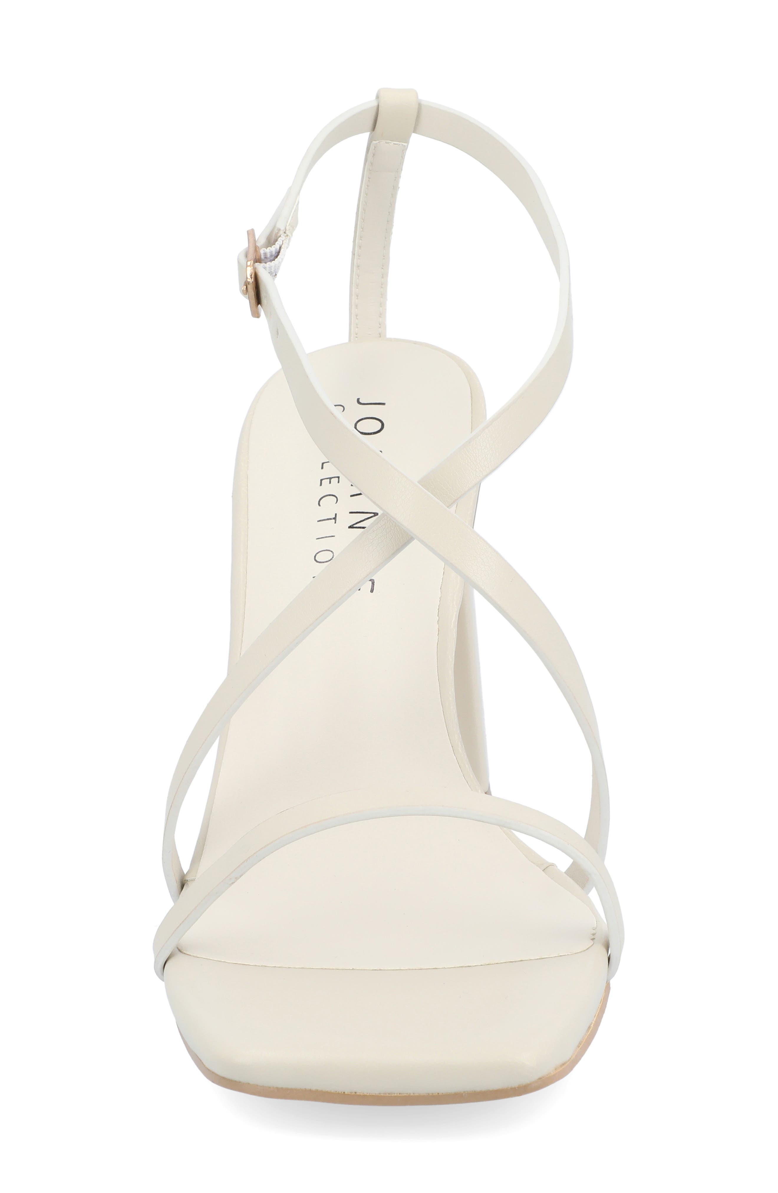 Journee Collection Lenorra Strappy Sandal, Alternate, color, Beige