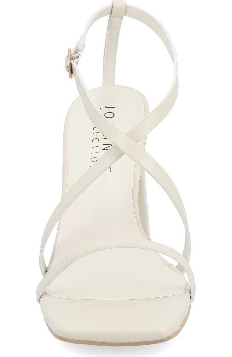 Journee Collection Lenorra Strappy Sandal, Alternate, color, Beige