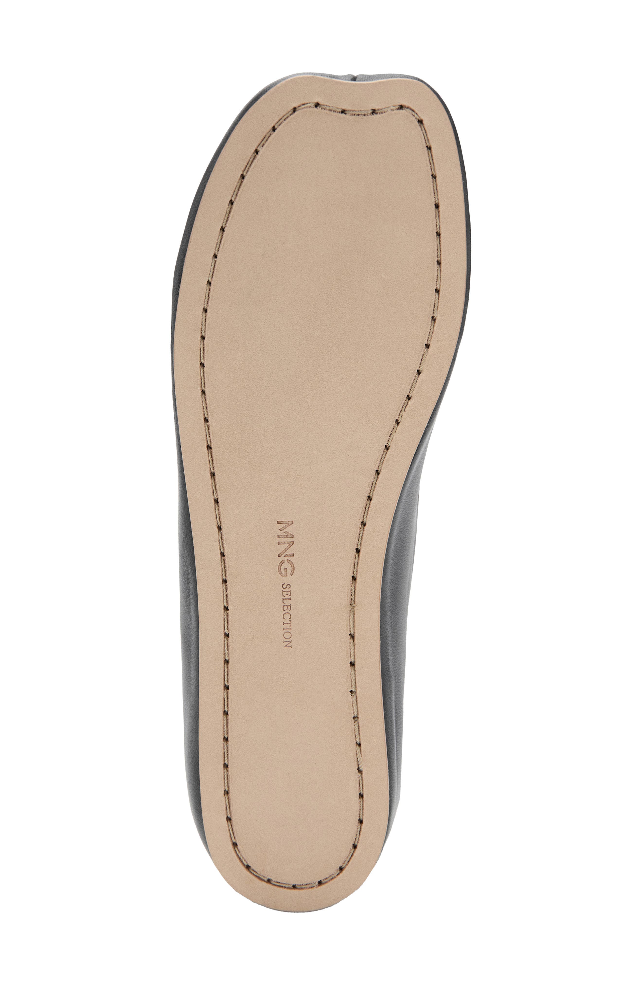 MANGO Ballet Flat, Alternate, color, Black
