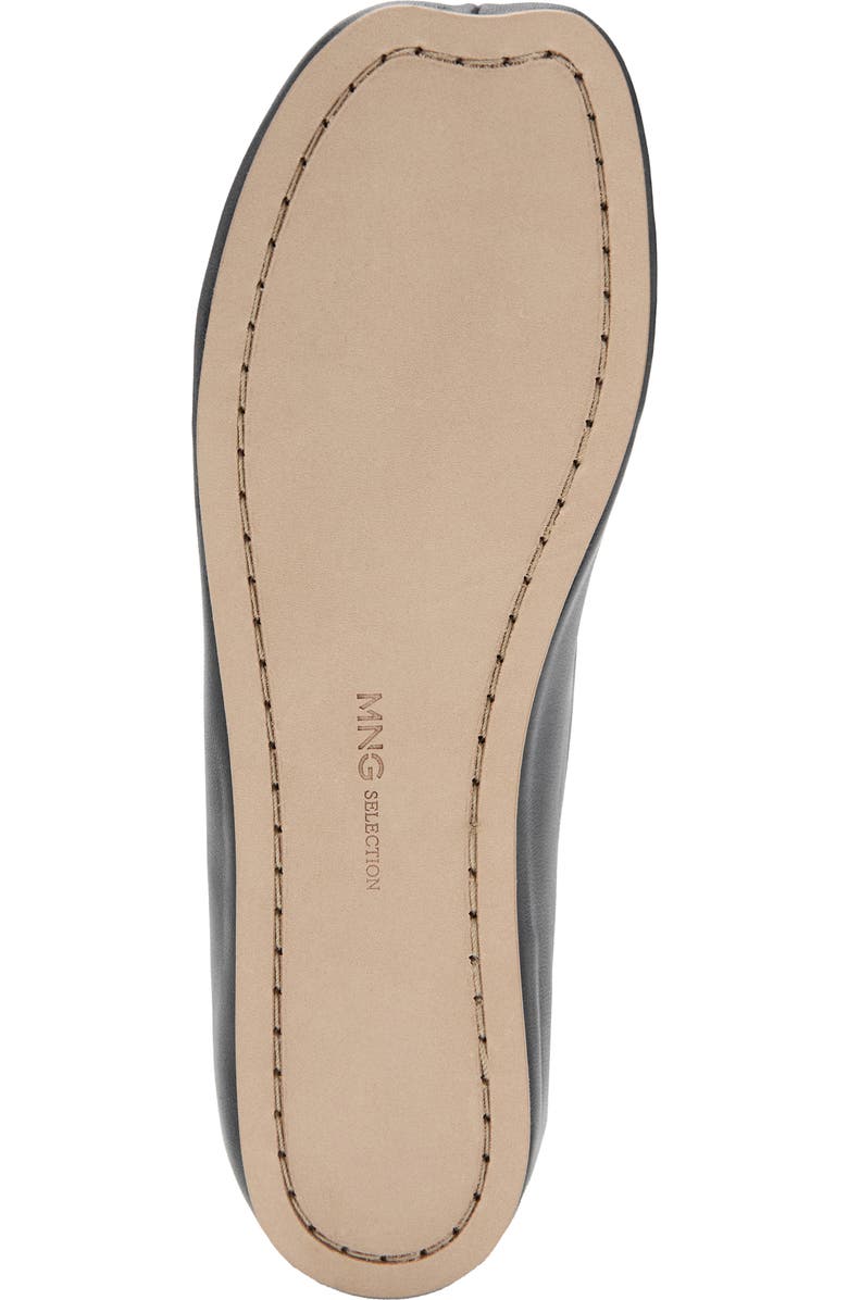 MANGO Ballet Flat, Alternate, color, Black