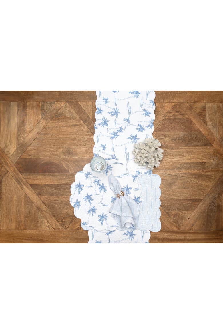 Blue Paradise Placemat Collection Sets of 6, Alternate, color, Blue