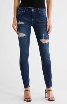 True Religion Jennie Curvy Mid Rise Skinny Jeans
