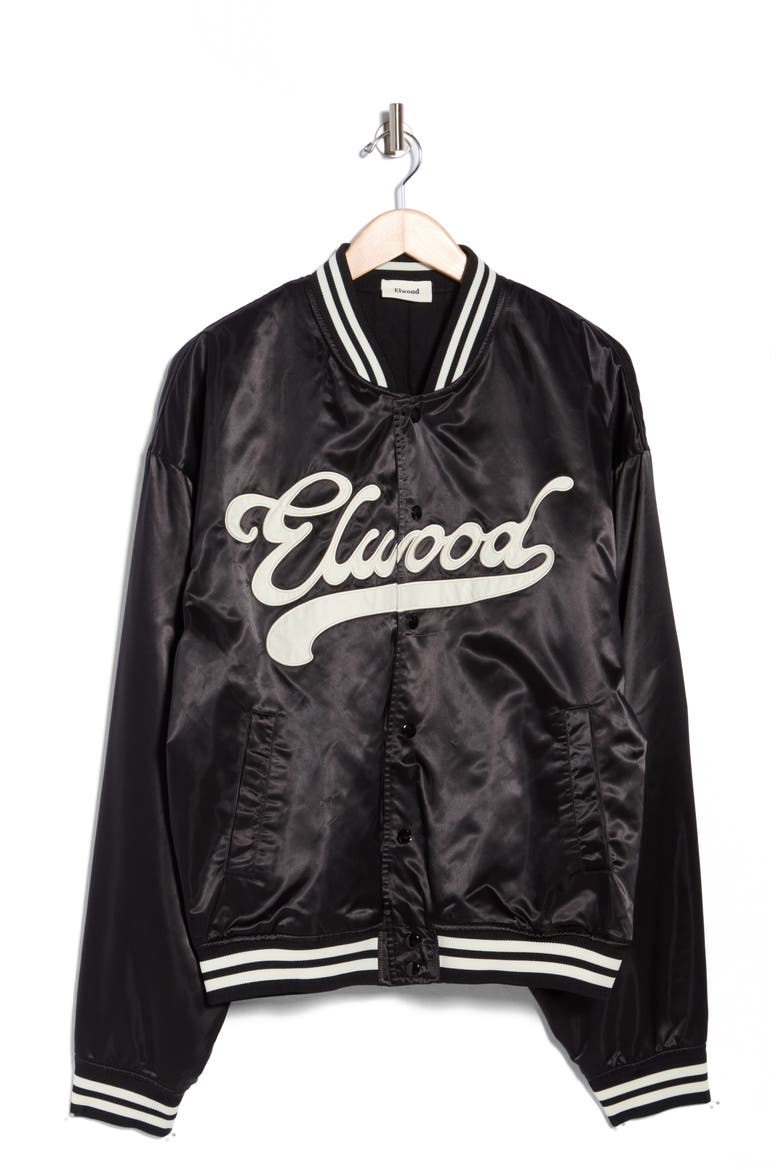Dugout Bomber Jacket, Alternate, color, CARBON
