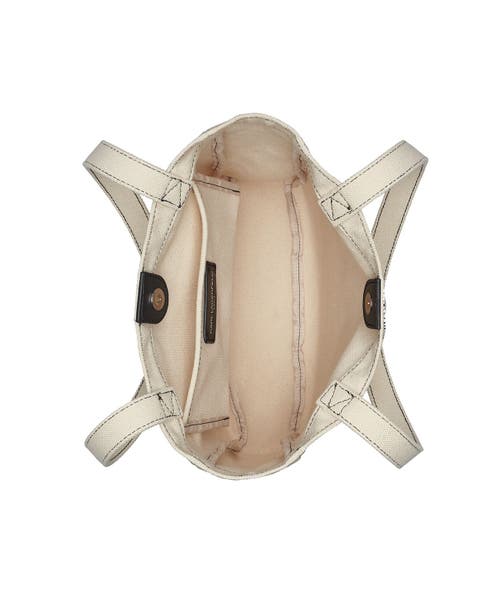 Karl Lagerfeld Paris Cannes Tote In Natural/black Combo