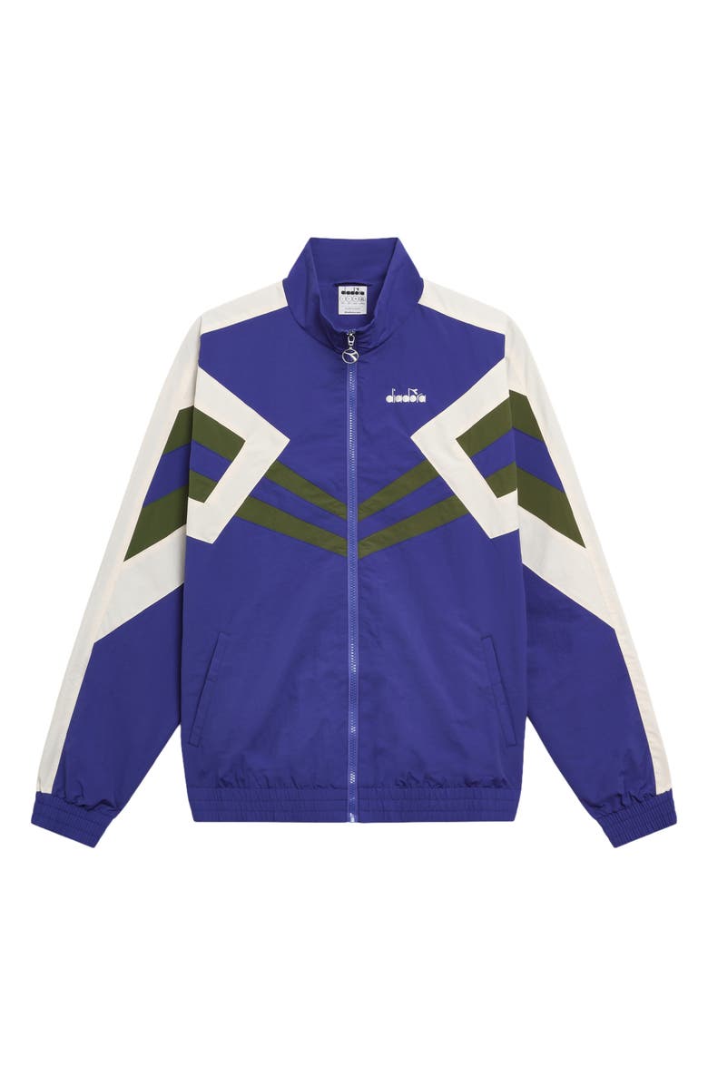Diadora x Palmes Legacy Track Jacket, Alternate, color, Navy
