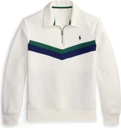 Polo Ralph Lauren Double Knit Quarter Zip Sweatshirt