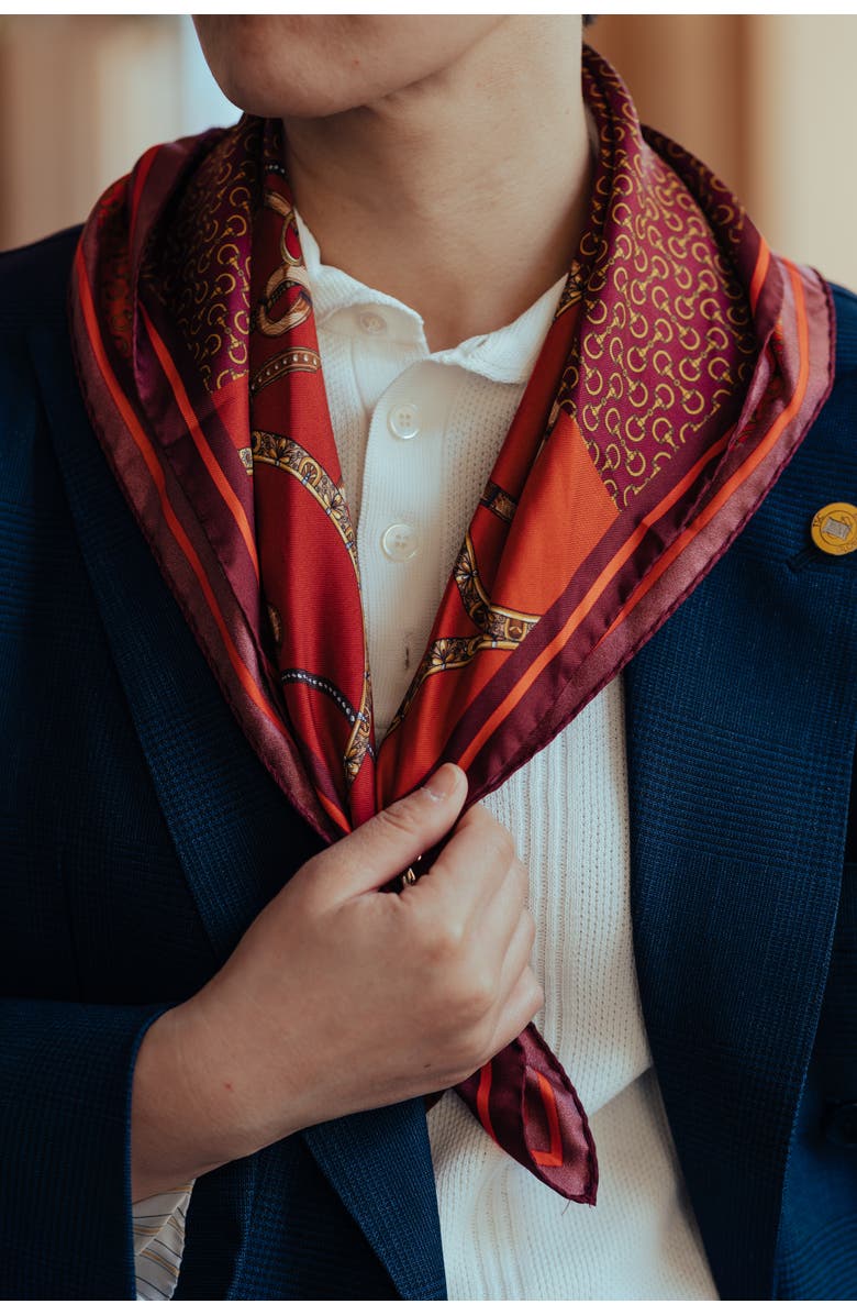 Elizabetta Merano - Silk Neckerchief for Men, Alternate, color,