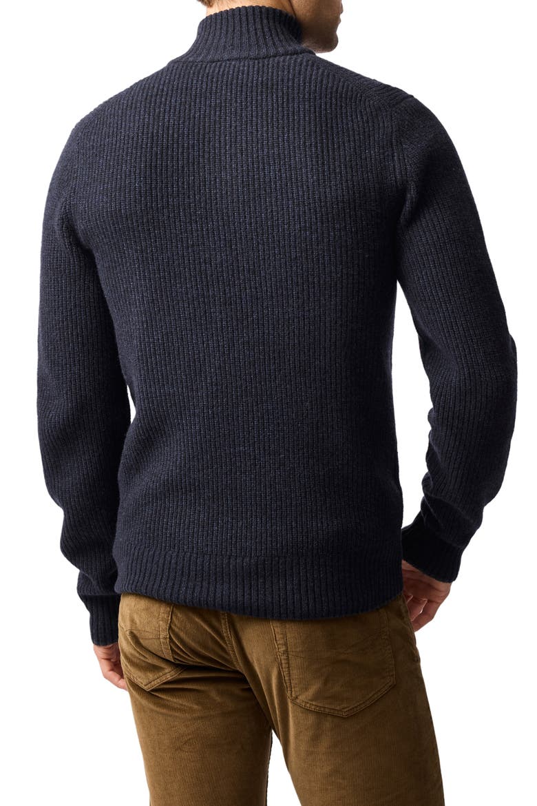 Robbies Road Quarter Zip Sweater, Alternate, color, MIDNIGHT