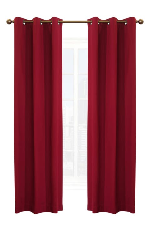 Set of 2 Cotton Curtain Panels