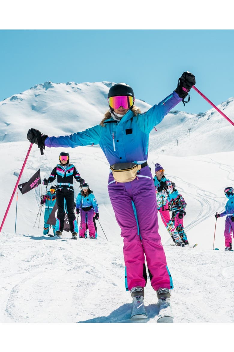 Rhythm Is A Dancer Women's Ski Suit, Alternate, color, Sky blue