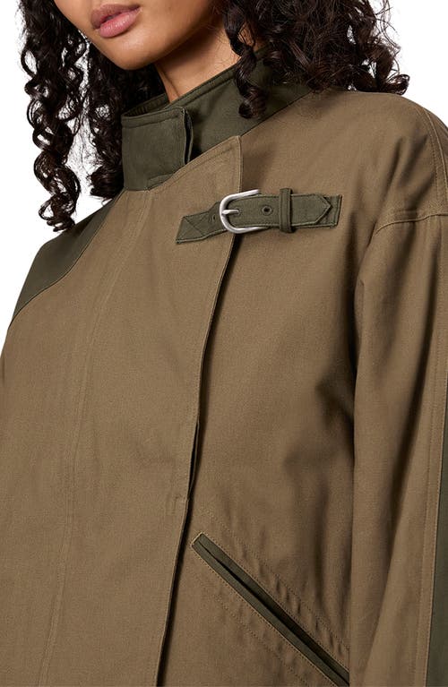 Rag & Bone Tatum Cotton Military Jacket In Brown