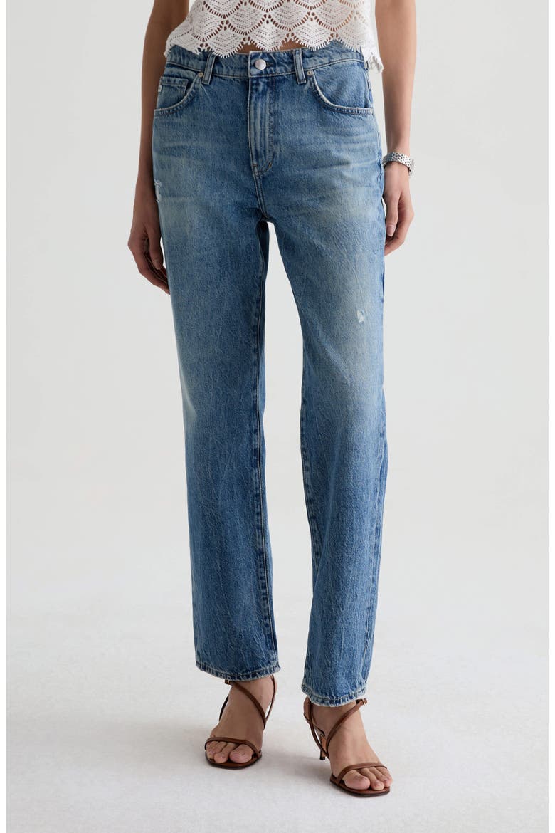 Brinley Mid Rise Straight Leg Jeans, Main, color, RESERVA
