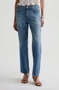 AG Brinley Mid Rise Straight Leg Jeans